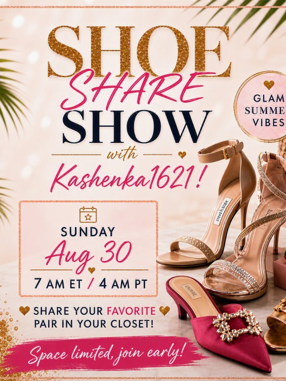 Shoe Share Show!  2 hour show only